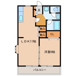 メゾンロワールの物件間取画像